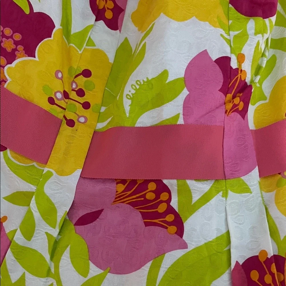 Lilly Pulitzer Flowered Strapless Dress - Picture 6 of 6